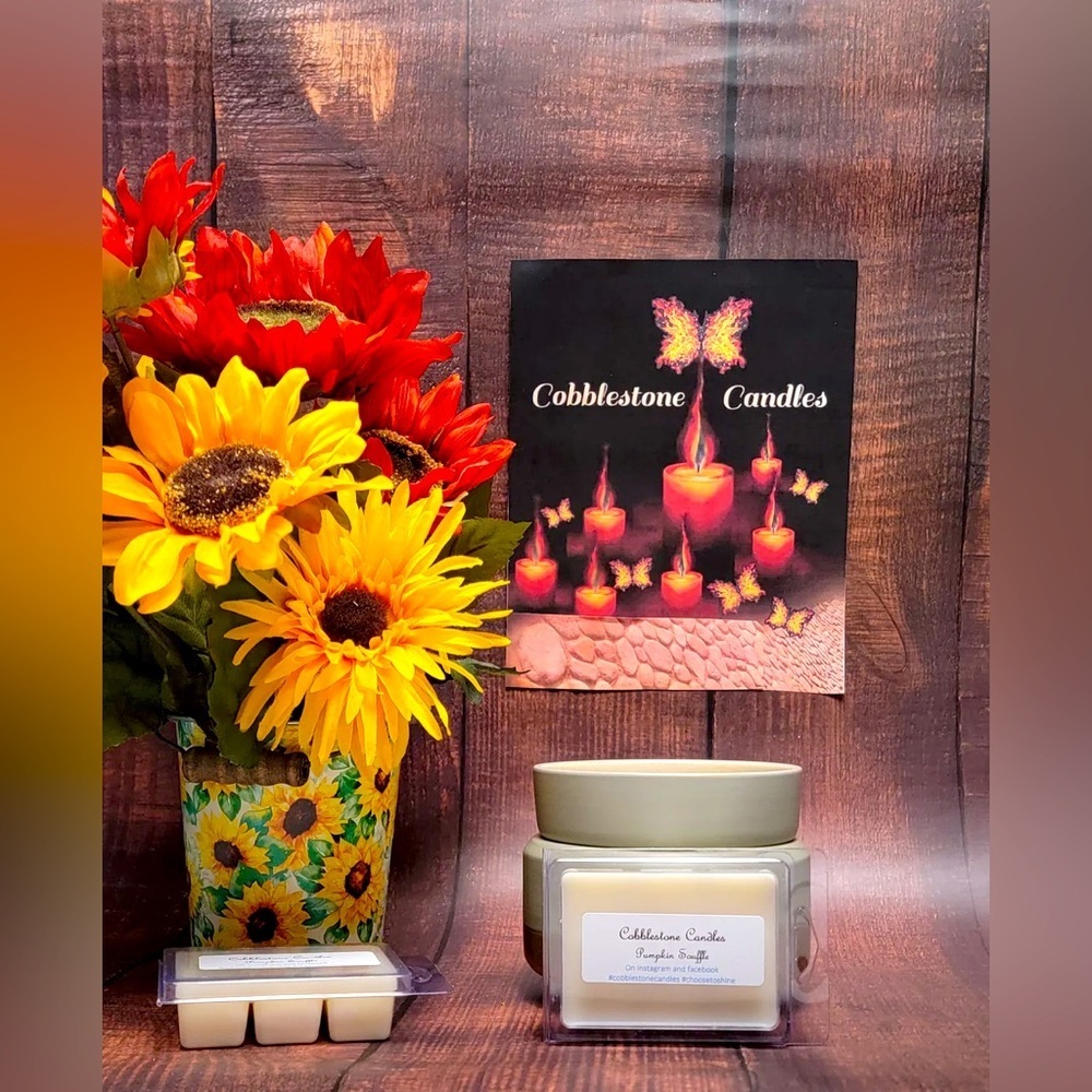 🎃 Pumpkin Soufflé Soy Wax Melt home scent Cobblestone Candles